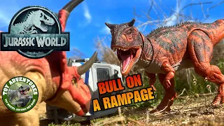 CARNOTAURUS on a Rampage!! Jurassic World Toy Movie #jurassicworld #toys #dinosaur