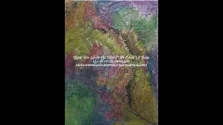 Synesthesia Painting Timelapse - "Are You With Me Now?" by Cate Le Bon