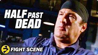 HALF PAST DEAD | Steven Seagal | Chain Fight Scene | Action Thriller Movie
