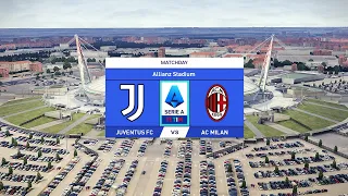 Juventus vs Milan | #SerieA 2022-23 | PES2021 PC
