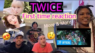 TWICE FIRST TIME REACTION MORE AND MORE