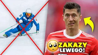 Dlaczego Lewandowski NIE MOŻE jeździć na nartach? #shorts