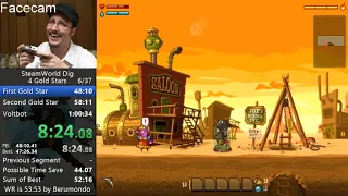 SteamWorld Dig - Four Gold Stars commentated speedrun