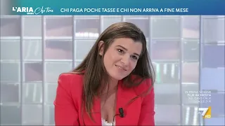 Gilda Sportiello ospite a "L'Aria che Tira" La7 27/05/2024