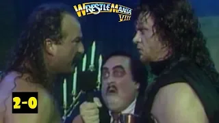 UNDERTAKER VS JAKE "THE SNAKE" ROBERTS 2-0 - UNDERTAKER'S UNDEFEATED STREAK