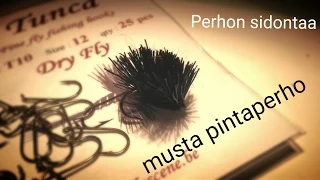 Perhon sidontaa - Musta pintaperho