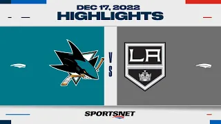NHL Highlights | Sharks vs. Kings - December 17, 2022