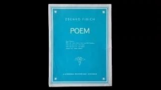 Poem opus 41  - Zdeněk Fibich (Vintage music sheet)