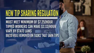 New rule on tip sharing would cost servers