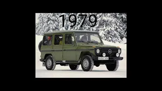 Mercedes G Class evolution#mercedes#gclass