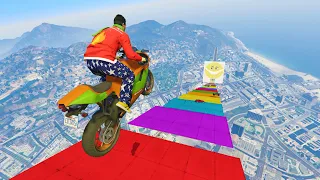 MEGA RAMPA 99% IMPOSIBLE! EL KARMA ACTUA! - GTA V ONLINE