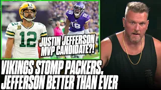 Vikings Stomp Packers, Will They Be Super Bowl Contenders?! | Pat McAfee Reacts