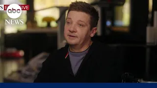 Jeremy Renner discusses road to recovery after harrowing snowplow accident | Nightline