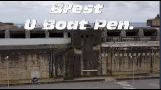Brest U boat base. France. movie