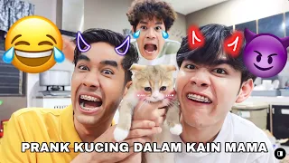 MAMA MARAH AQIL BELI KUCING 😭 AKIDDOS PRANK MASUKKAN KUCING DALAM KAIN MAMA 😈