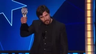 Christian Bale Wins Best Actor in a Comedy | 2016 Critics' Choice Awards | A&E