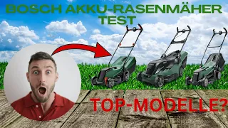 Bosch Akku-Rasenmäher Test & Vergleich - TOP-4 der Fachpresse
