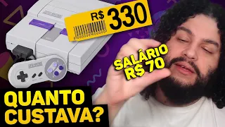 Quanto custavam os jogos e videogames nos anos 90?