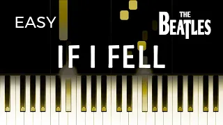 The Beatles - If I Fell - EASY Piano TUTORIAL by Piano Fun Play