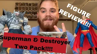 SUPERMAN & DOOMSDAY TWO PACK REVIEW!!! McFarlane Toys does it again!!!