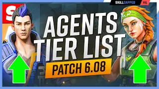 *NEW* Agent Tier List Patch 6.08! - YORU META TAKING OVER! - Valorant Meta