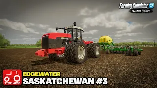 SOWING LENTILS, WHEAT & BARLEY [Edgewater Saskatchewan] FS22 Timelapse # 3