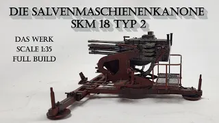 Die Salvenmaschinenkanone SMK 18 Typ 2, eines meiner Modelle für mein Diorama" Die Bergfestung"