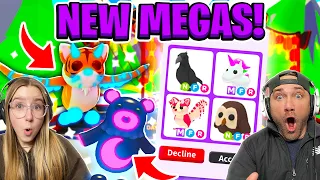 We Trade The Mega Winged Tiger and Mega Lunar Moon Bear in Roblox Adopt Me! 😲😳