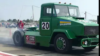 КрАЗ на 1100 сил снова в деле! Чемпионат по драг рейсингу/  KRAZ for Nurburgring