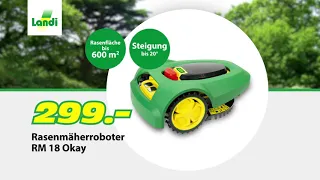 LANDI TV-Werbung - Rasenmäherroboter RM 18 Okay / Hochbeet mobil