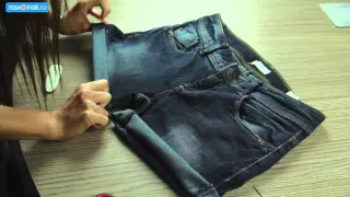 Как сделать модные шорты из старых джинсов