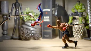 Behind the Scenes: Spider-Man VS Mike Tyson | Create crazy animation at home |  Doll Fight