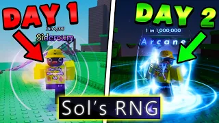 SOLS RNG DAY 2 INSANE LUCK...