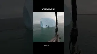 Kids, This Is Why You Don't Climb On Icebergs!  🤯😨| #shorts #iceberg #survival | Subscribe 👇👇👇🔥