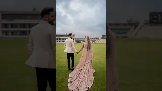 Haris Rauf Wedding Pictures With His Wife Muzna Masood Malik
