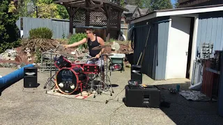 Simply Unstoppable Travis baker drum cover