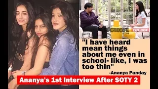 Exclusive: Ananya Panday Interview on Suhana Khan, Shanaya Kapoor, SRK & Soty 2! | SpotboyE