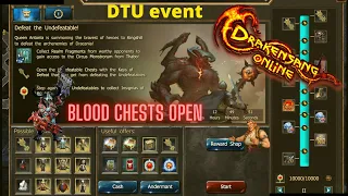 | Test server | DSO -  Defeat the Undefeatable, BLOOD CHESTS, PROGRESS