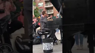 My favorite Piano Player in Washington Square Park