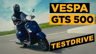 VESPA GTS 500 first test drive "La Mutata" part 2