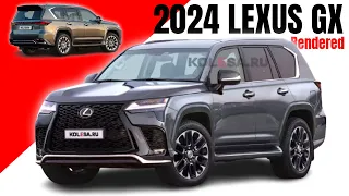 2024 LEXUS GX Rendered