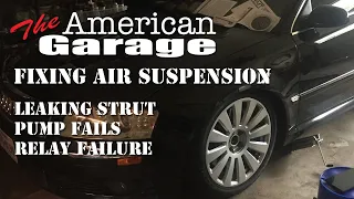 Fixing the Air Suspension on Audi A8- The American Garage