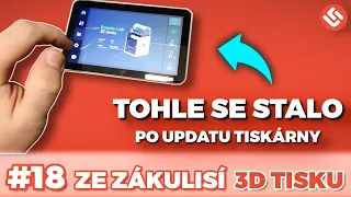 #18 Vlog / Nová aktualizace bambulabky / Narazil jsem na limit 3D tisku | 3D tisk