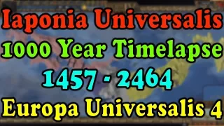 Europa Universalis 4 1000 Year Timelapse Iaponia Universalis Mod 1457-2464