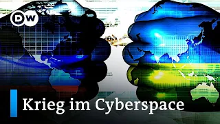 Zahlreiche Cyberangriffe aus Russland - Wie wird Krieg im Cyberspace geführt? | DW Nachrichten