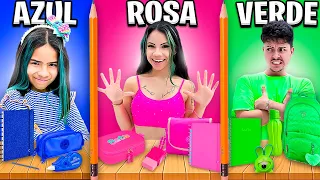 QUEM MONTAR O MELHOR MATERIAL ESCOLAR COM SUA COR, VENCE!!