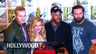 The Cast of Vikings raid Comic-con - Hollywood.TV