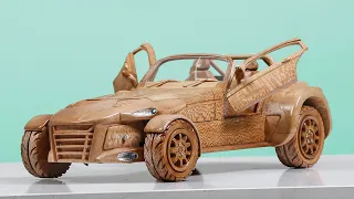 How to Make Donkervoort d8 GTO Out of Wood - Awesome Woodcraft