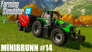 Balíkujeme siláž !!!!!  -  |MINIBRUNN | Farming Simulator 22 #Epizóda14