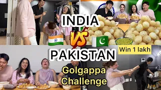 🇮🇳INDIA v/s PAKISTAN 🇵🇰GOLGAPPA CHALLENGE| Winner gets 1 lakh | Chak de India 🏆